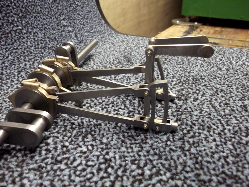 Ensemble coulisses et leur commandes